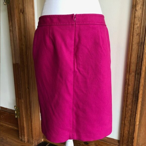TALBOTS Gold Button Accent A Line Skirt with Pockets Lined 10P - Picture 9 of 15